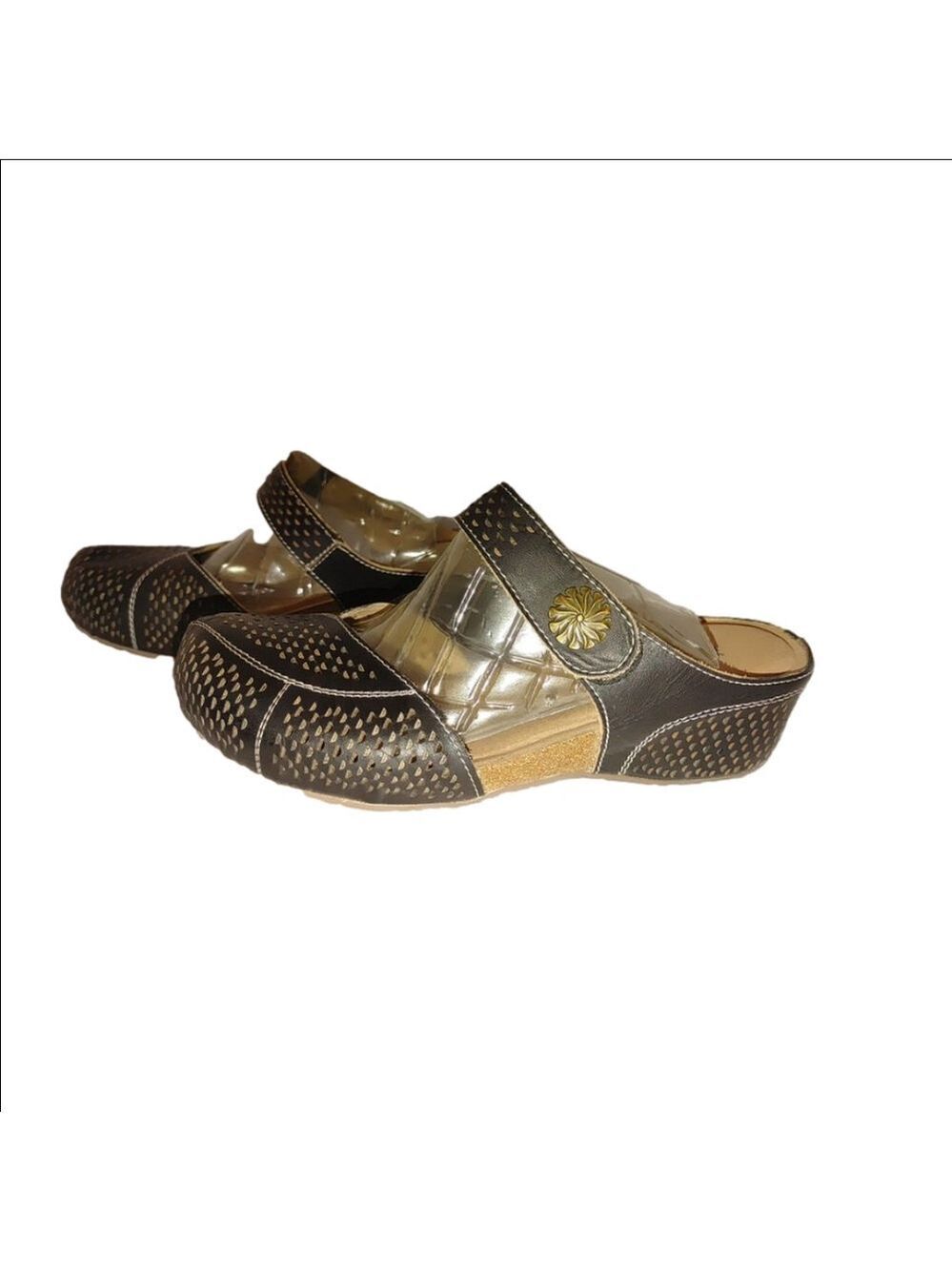 L'Artiste Spoorti-B Spikey Wedge Sandals Size 38